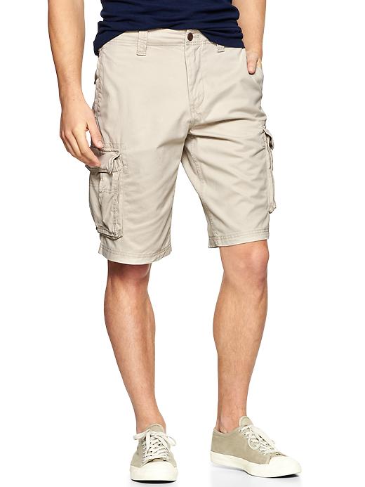 1 of 8 showing, with the color moonstone of product Basic cargo shorts (11")