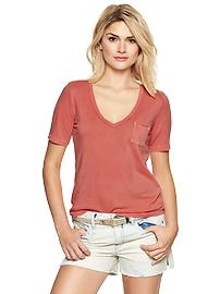 Faded V-neck tee | Gap