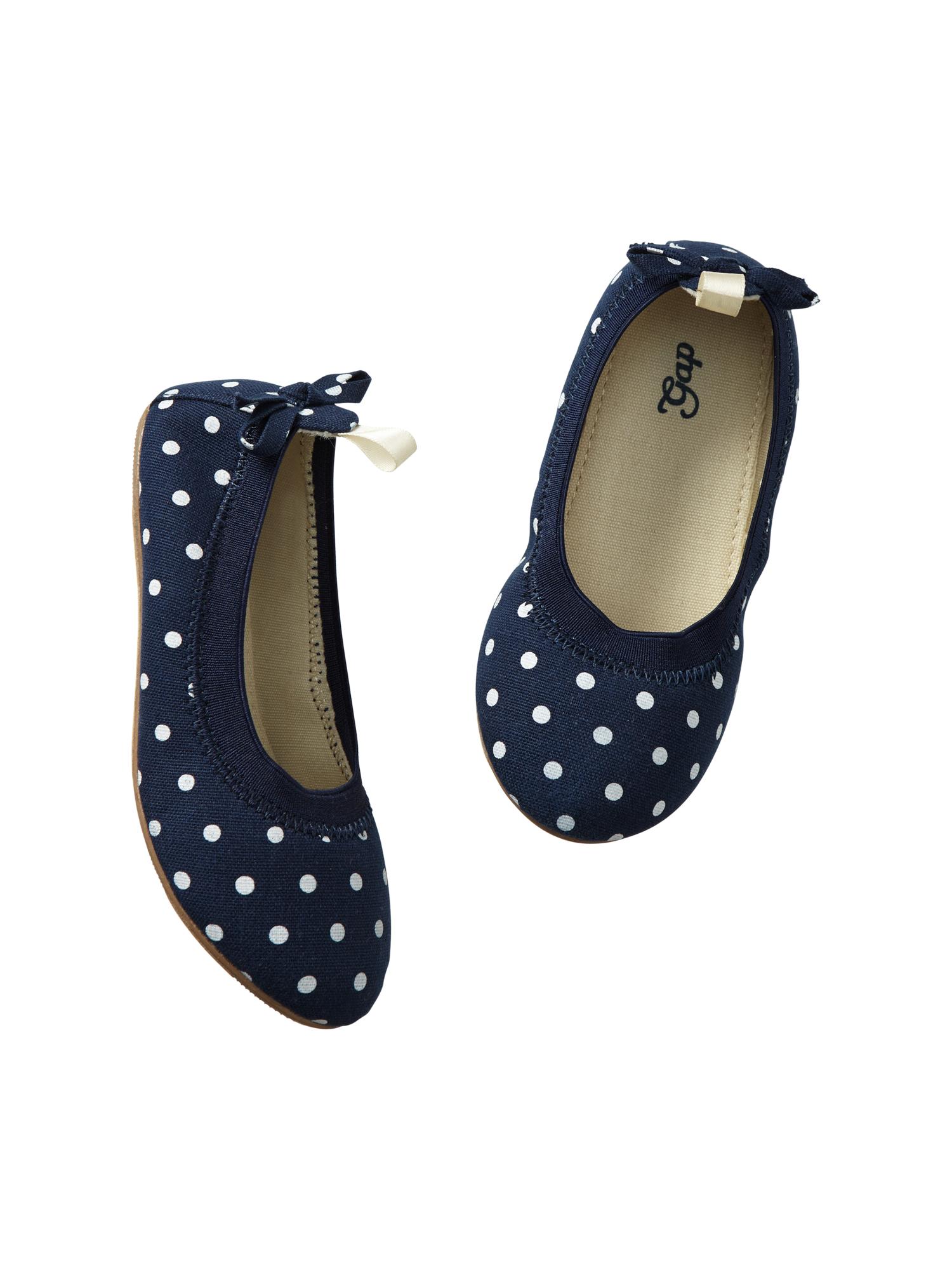 Printed bowback ballet flats Gap