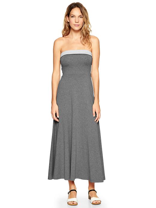 1 of 8 showing, with the color charcoal gray of product Colorblock 4-in-1 dress