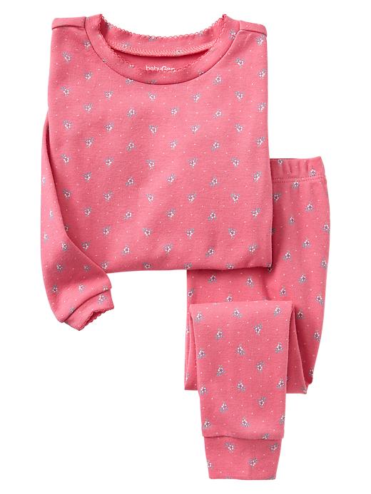 1 of 8 showing, with the color primrose of product Floral sleep set