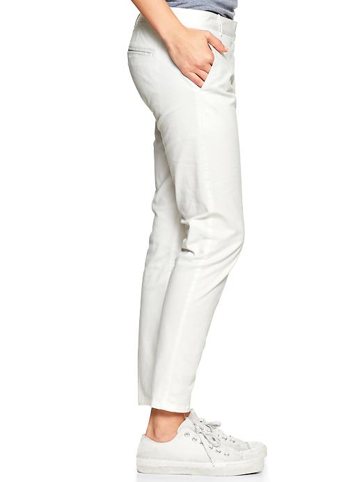 Skinny mini skimmer khakis Gap