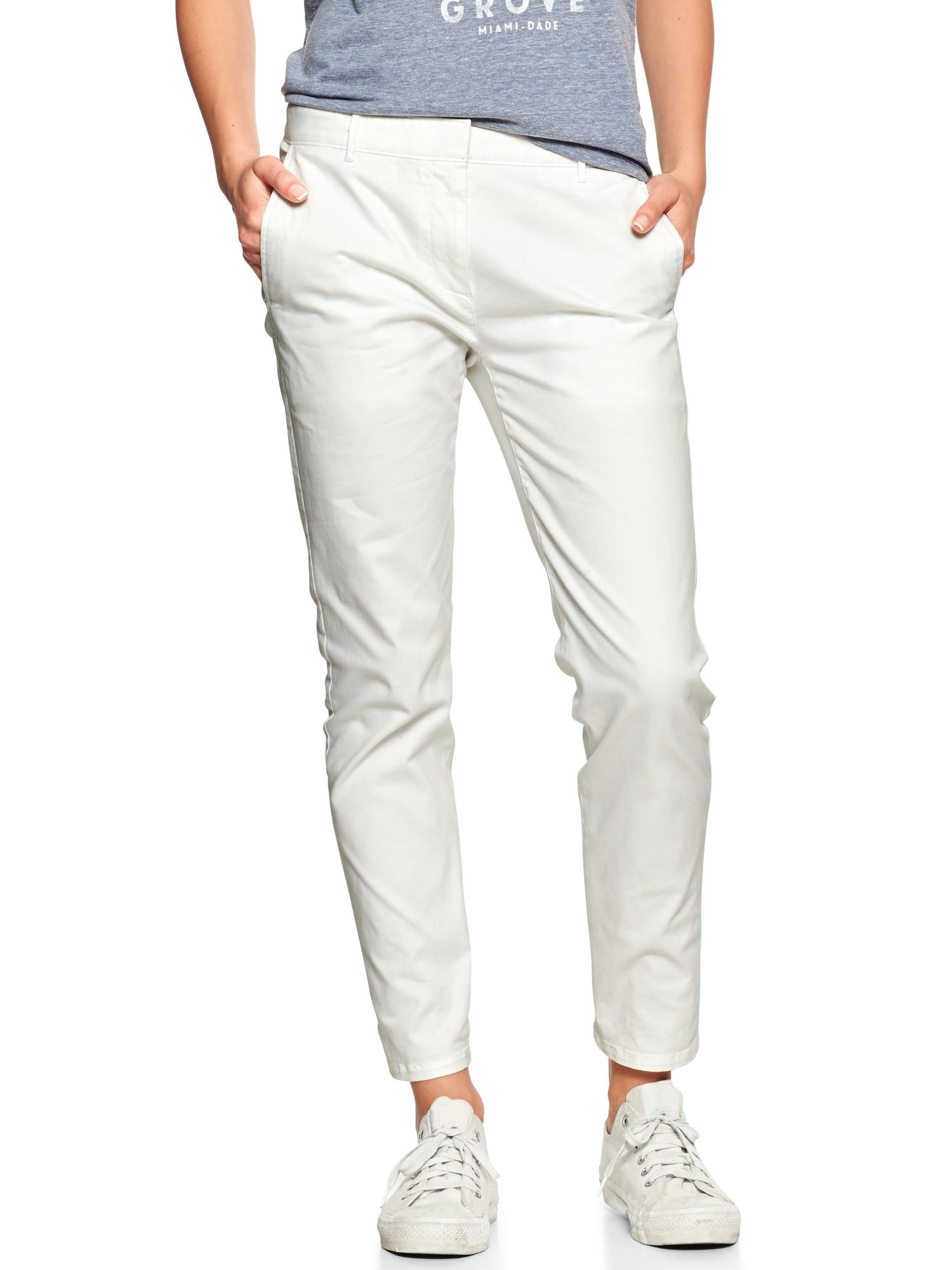 Skinny mini skimmer khakis Gap