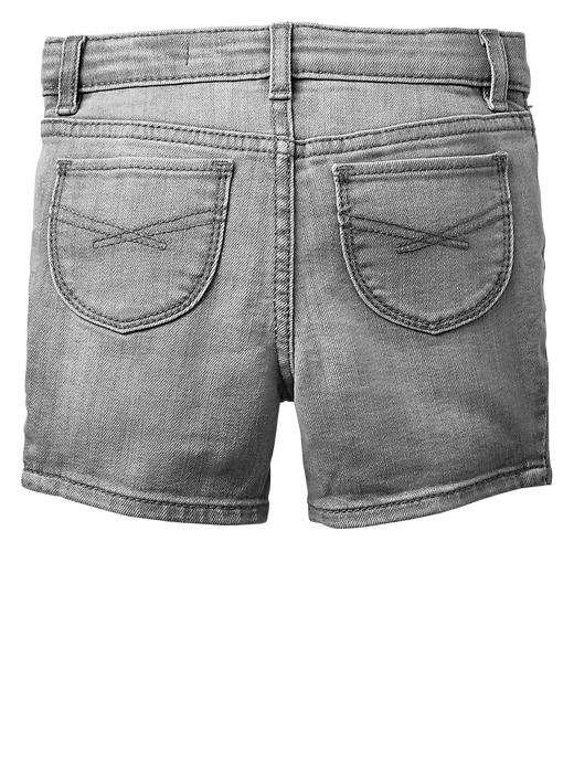 2 of 8 showing, with the color grey denim of product Bermuda denim shorts