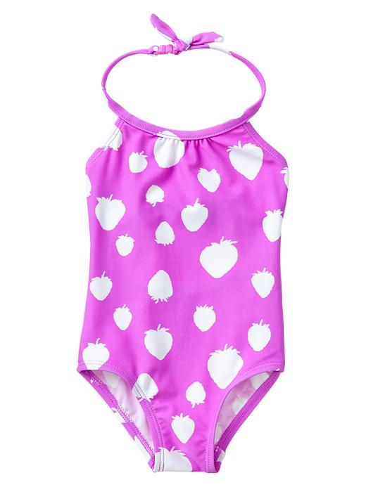 1 of 8 showing, with the color budding lilac of product Strawberry cut-out one-piece