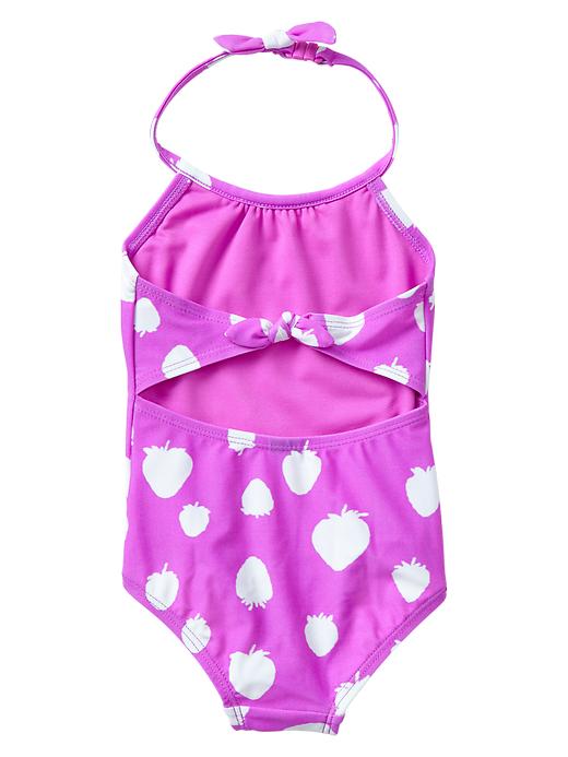 2 of 8 showing, with the color budding lilac of product Strawberry cut-out one-piece