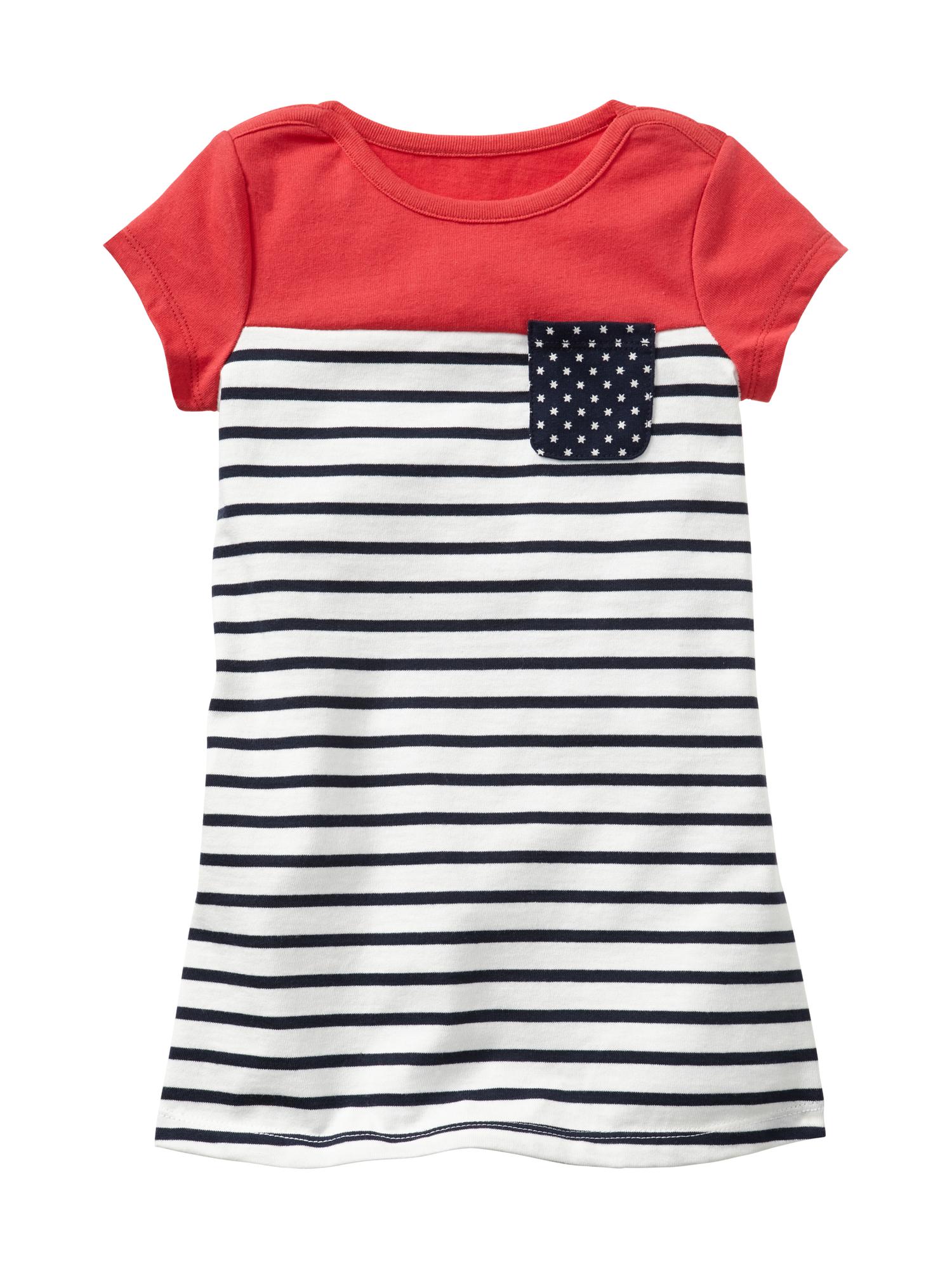 Starry stripes Tshirt dress Gap