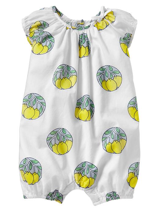 1 of 8 showing, with the color white of product Lemon one-piece