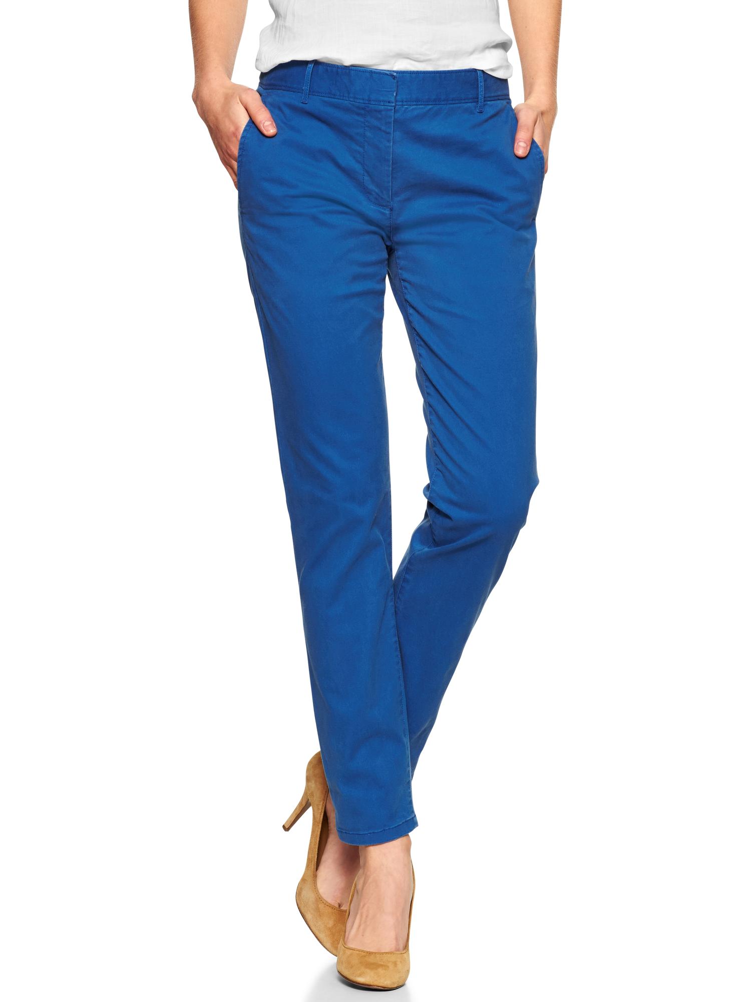 Skinny mini skimmer khakis Gap