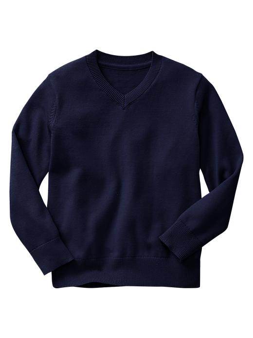 1 of 8 showing, with the color dark night of product V-neck sweater