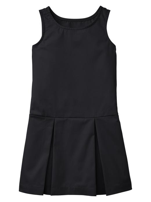 1 of 8 showing, with the color deep true navy of product Pleated jumper