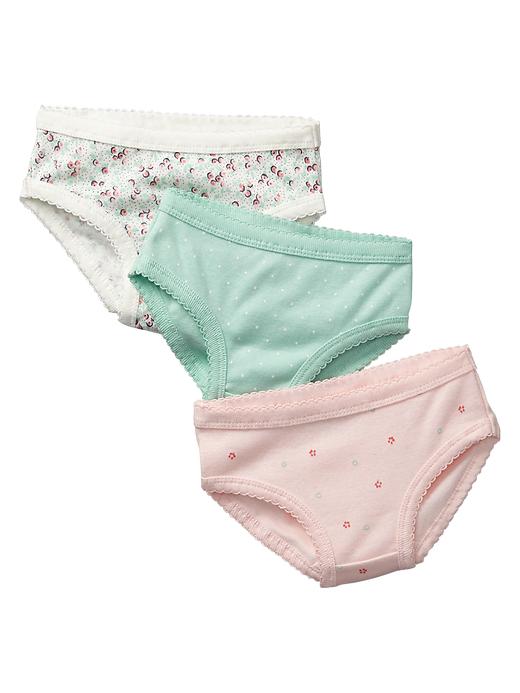 1 of 8 showing, with the color 3 color multi pack of product Floral underwear (3-pack)