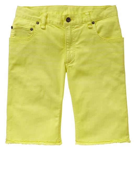 1 of 8 showing, with the color phosphorus of product Kids Denim Shorts