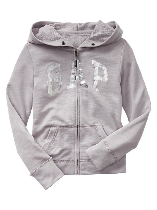 Gap - Metallic arch logo zip hoodie