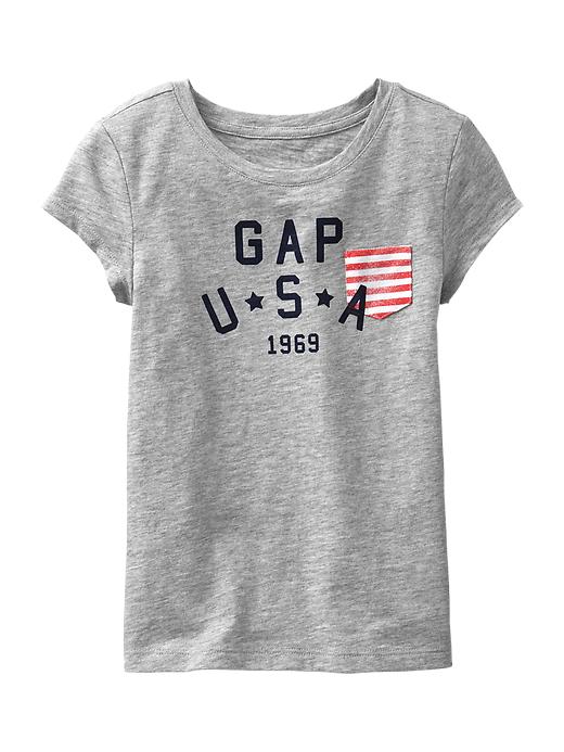 Gap - Logo flag pocket tee