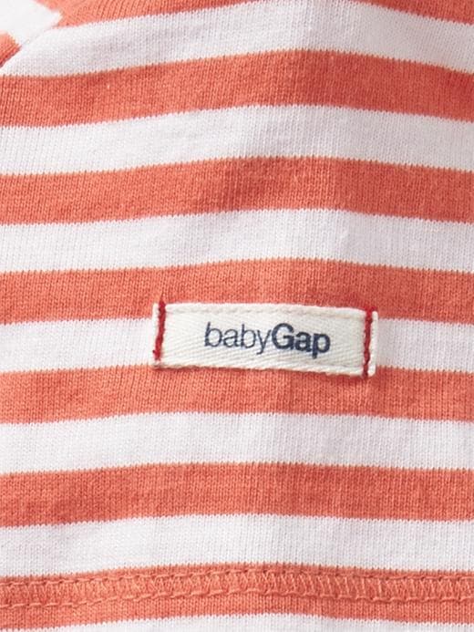 2 of 8 showing, with the color miami coral of product Stripe pocket tee