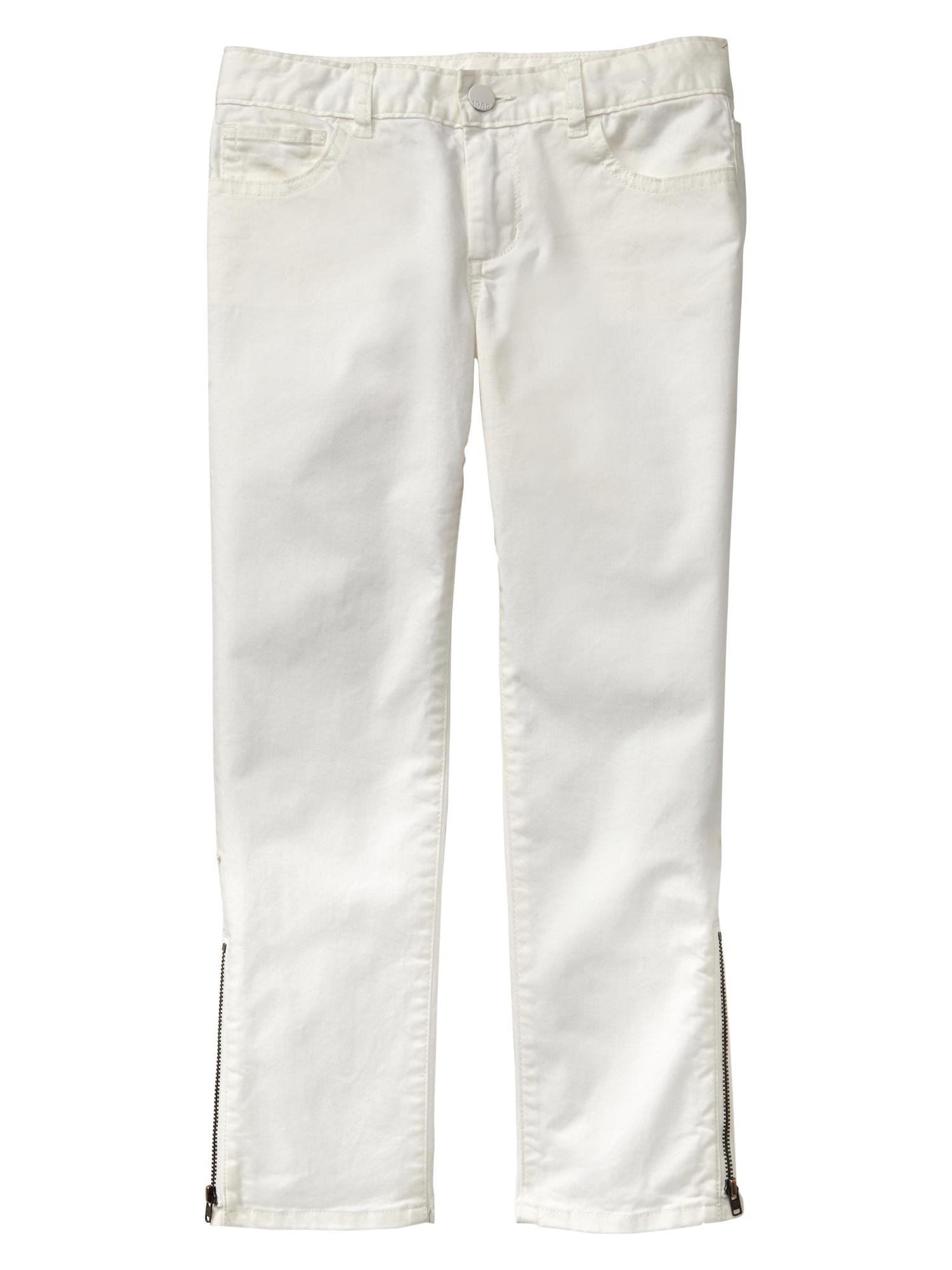 Side-zip super skinny skimmer pants