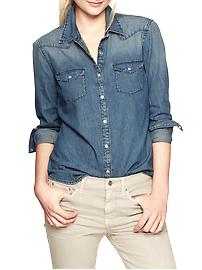 View large product image 3 of 3. 1969 western denim shirt