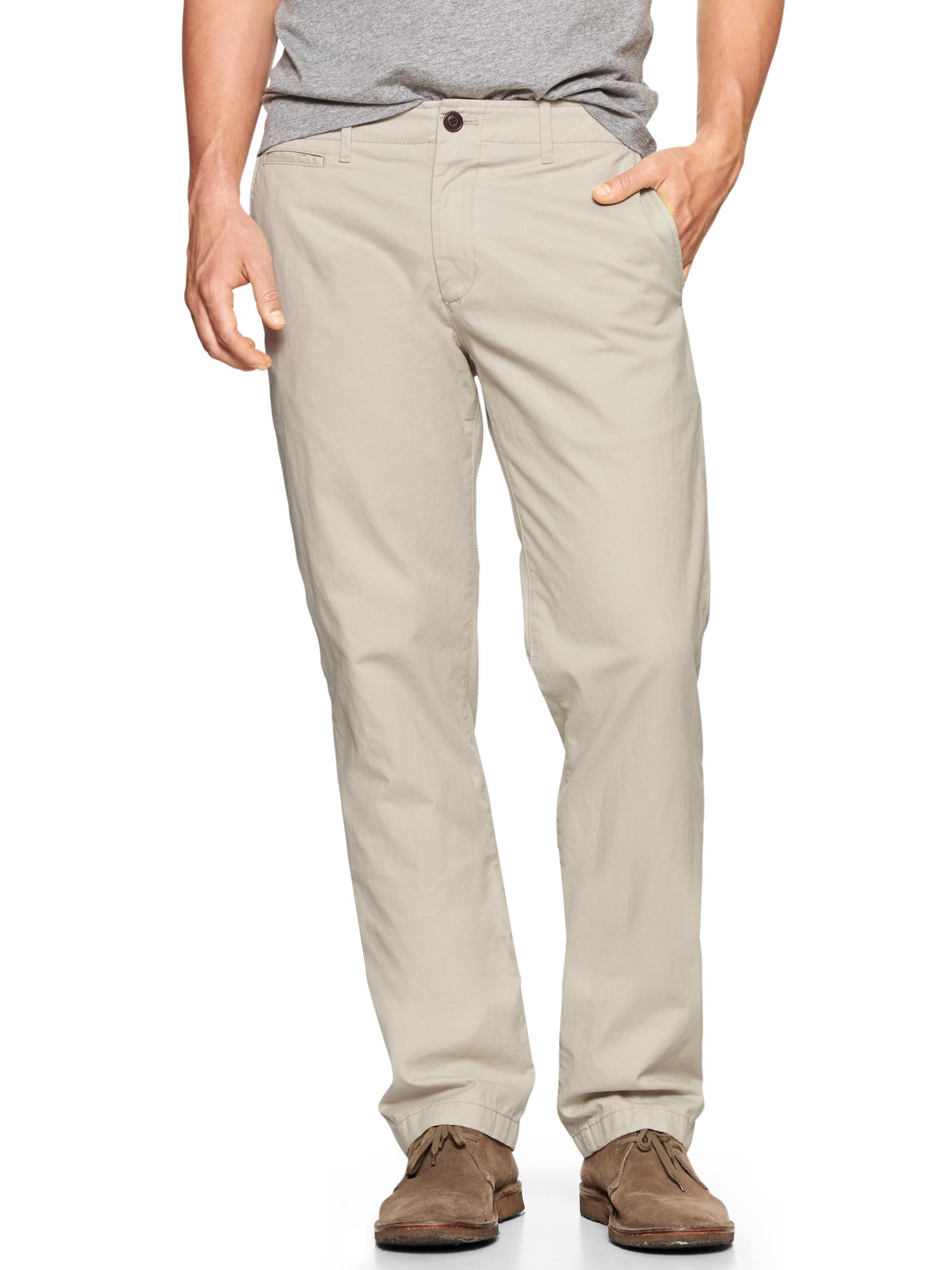 Gap lived sales in straight khaki