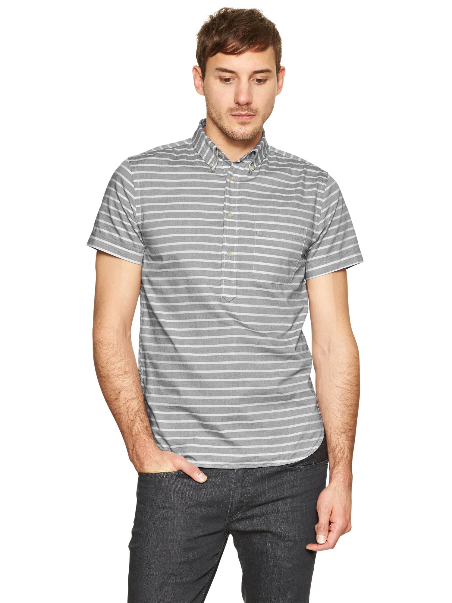 Modern Oxford popover shirt