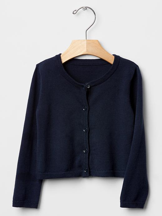 1 of 8 showing, with the color dark night of product Knit cardigan