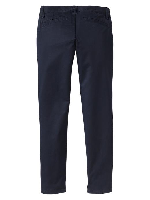2 of 8 showing, with the color deep true navy of product Stretch skinny khakis