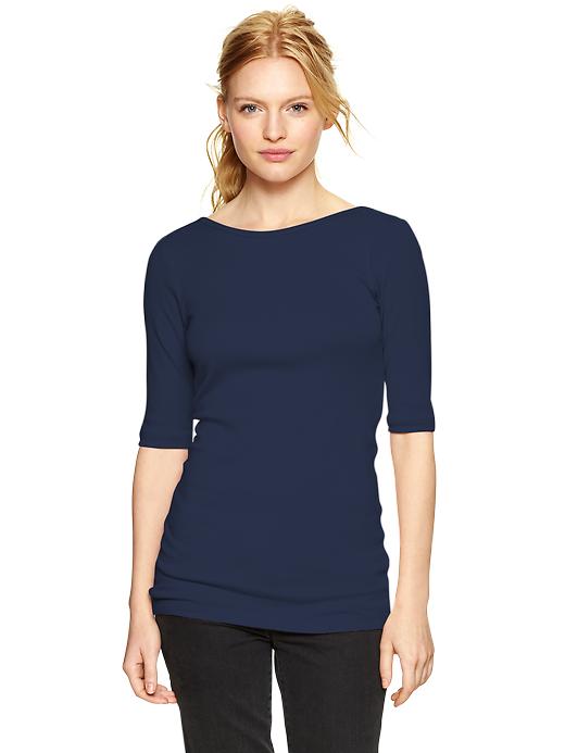 1 of 8 showing, with the color dark night of product Supersoft ballet-back tee