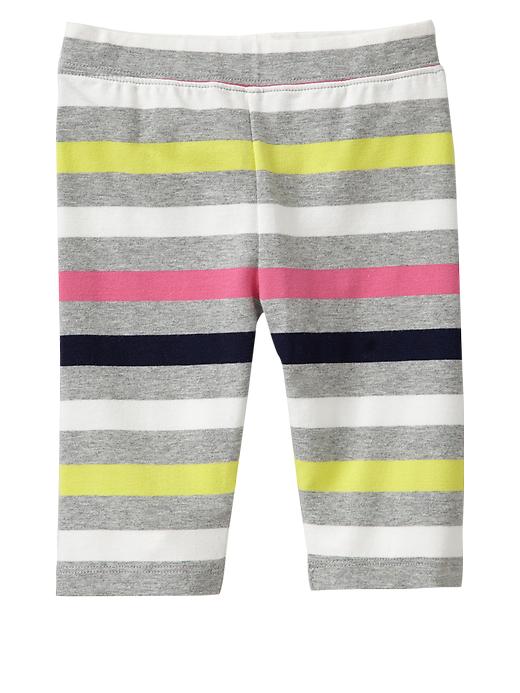 1 of 8 showing, with the color gray multi stripe of product Cropped leggings