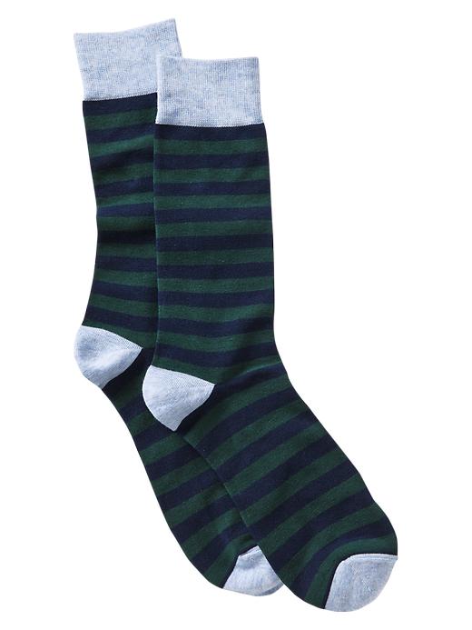View large product image 1 of 1. Classic stripe socks