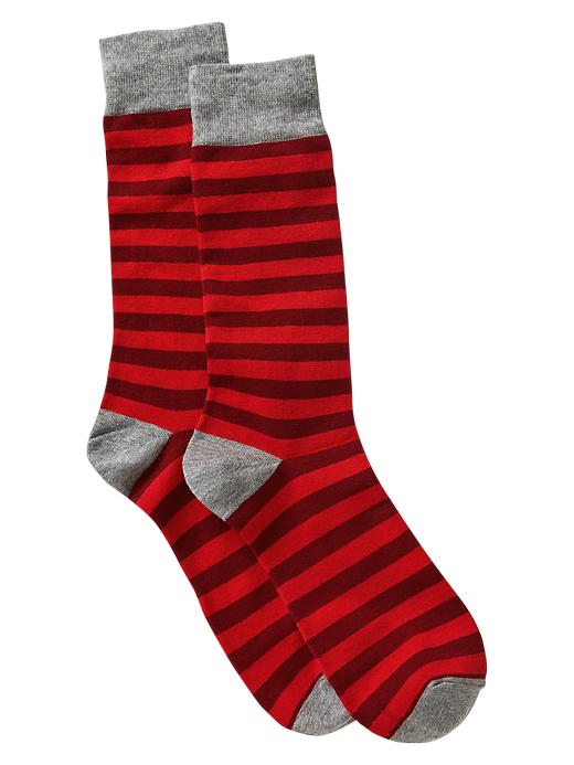 View large product image 1 of 1. Classic stripe socks