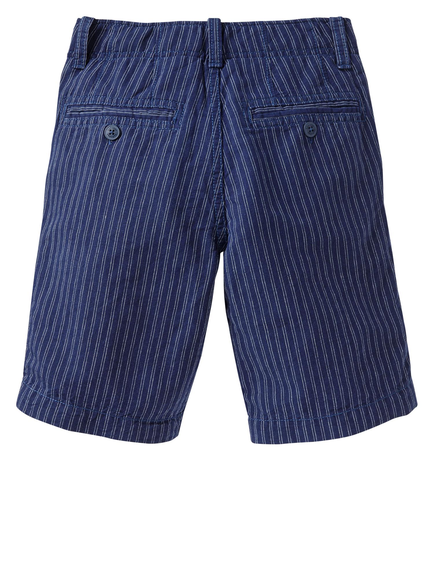 Stripe flat front shorts Gap