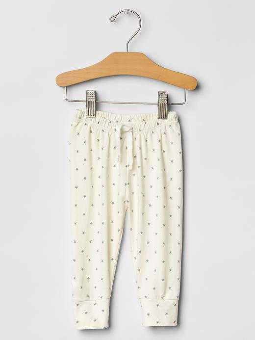 1 of 8 showing, with the color ivory frost of product Organic star pants