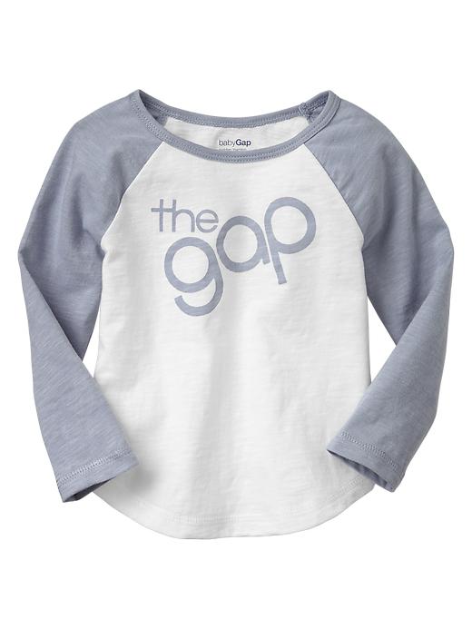 1 of 8 showing, with the color blue star of product Logo baseball tee