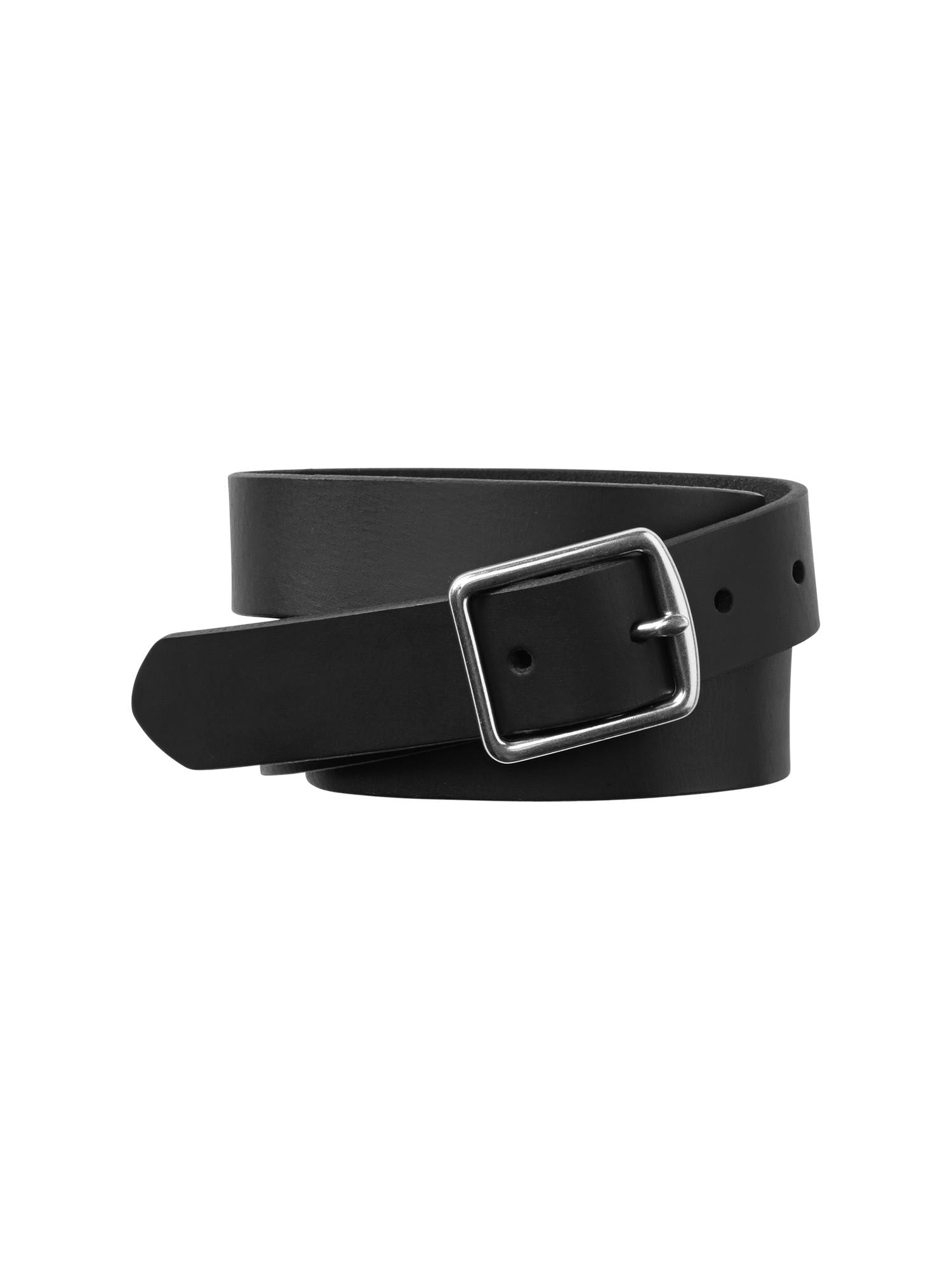 Lightly textured leather belt Gap