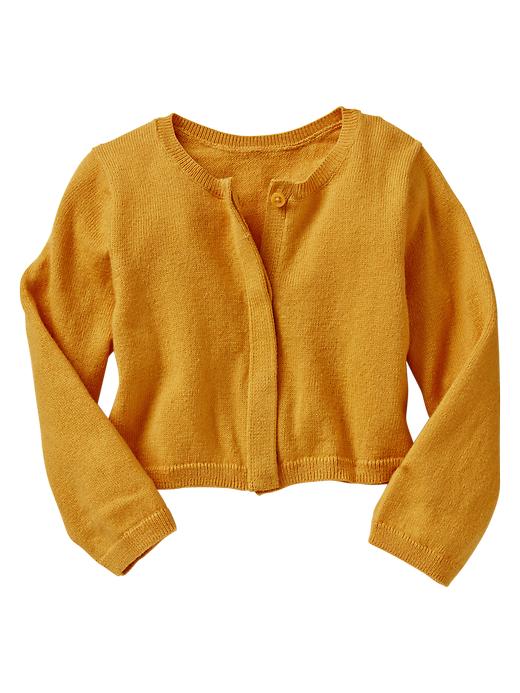View large product image 1 of 1. Hidden-placket cardigan