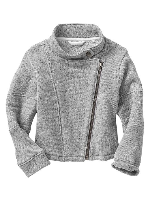 Image number 1 showing, Marled moto jacket