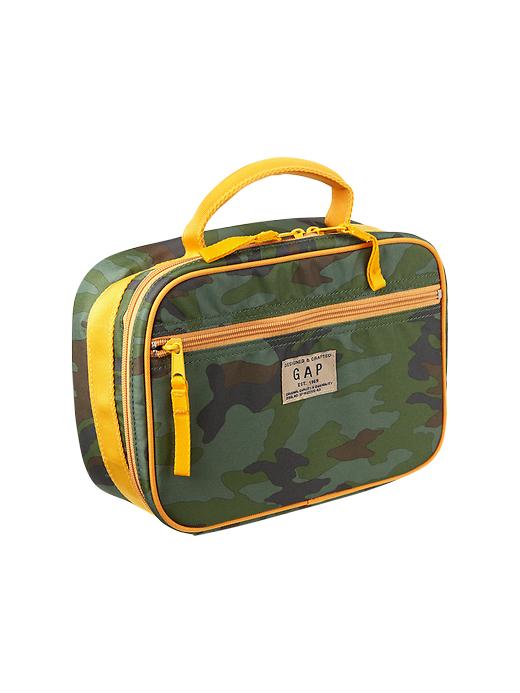 1 of 8 showing, with the color olive camo of product Camo lunch box