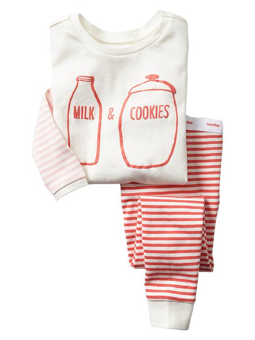 1 of 8 showing, with the color milk of product Milk & cookies sleep set