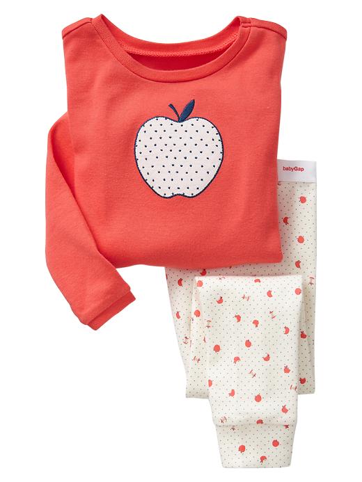 1 of 8 showing, with the color fire coral of product Apple sleep set
