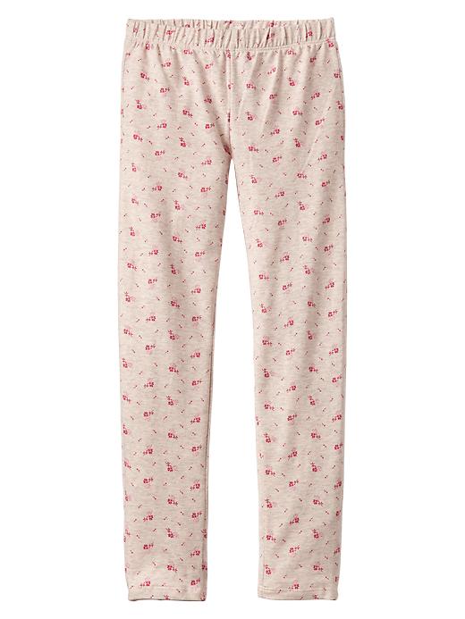 1 of 8 showing, with the color oatmeal heather of product Printed leggings