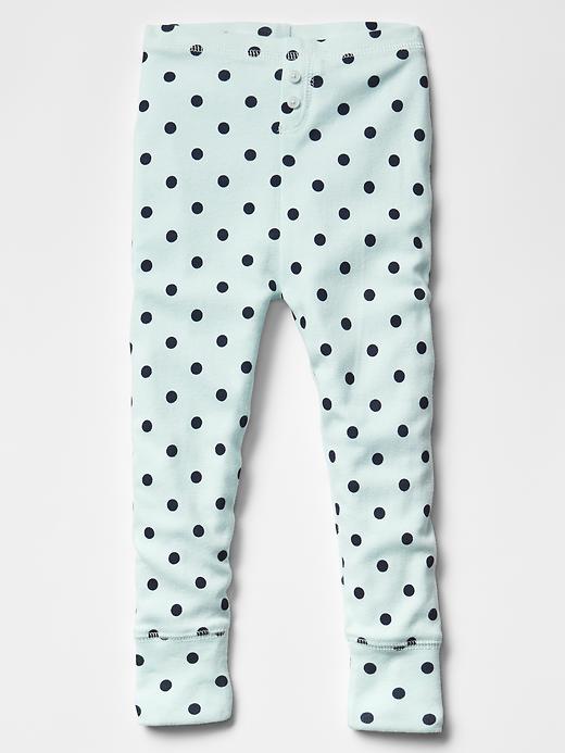 1 of 8 showing, with the color blue dot of product Printed sleep pants
