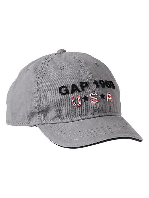 1 of 8 showing, with the color storm cloud of product USA logo baseball hat