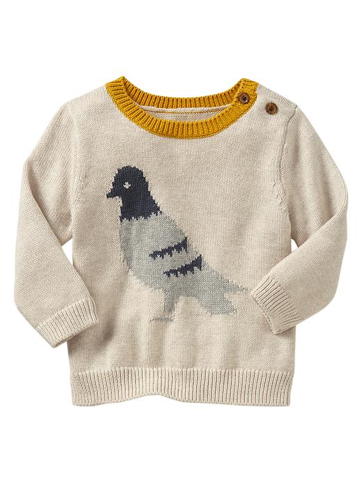 1 of 8 showing, with the color oatmeal heather of product Pigeon sweater