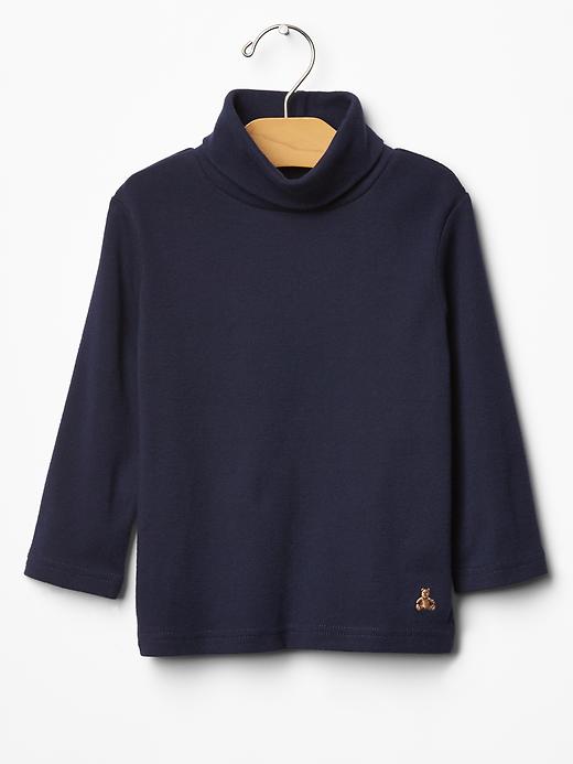 1 of 8 showing, with the color dark night of product Solid turtleneck