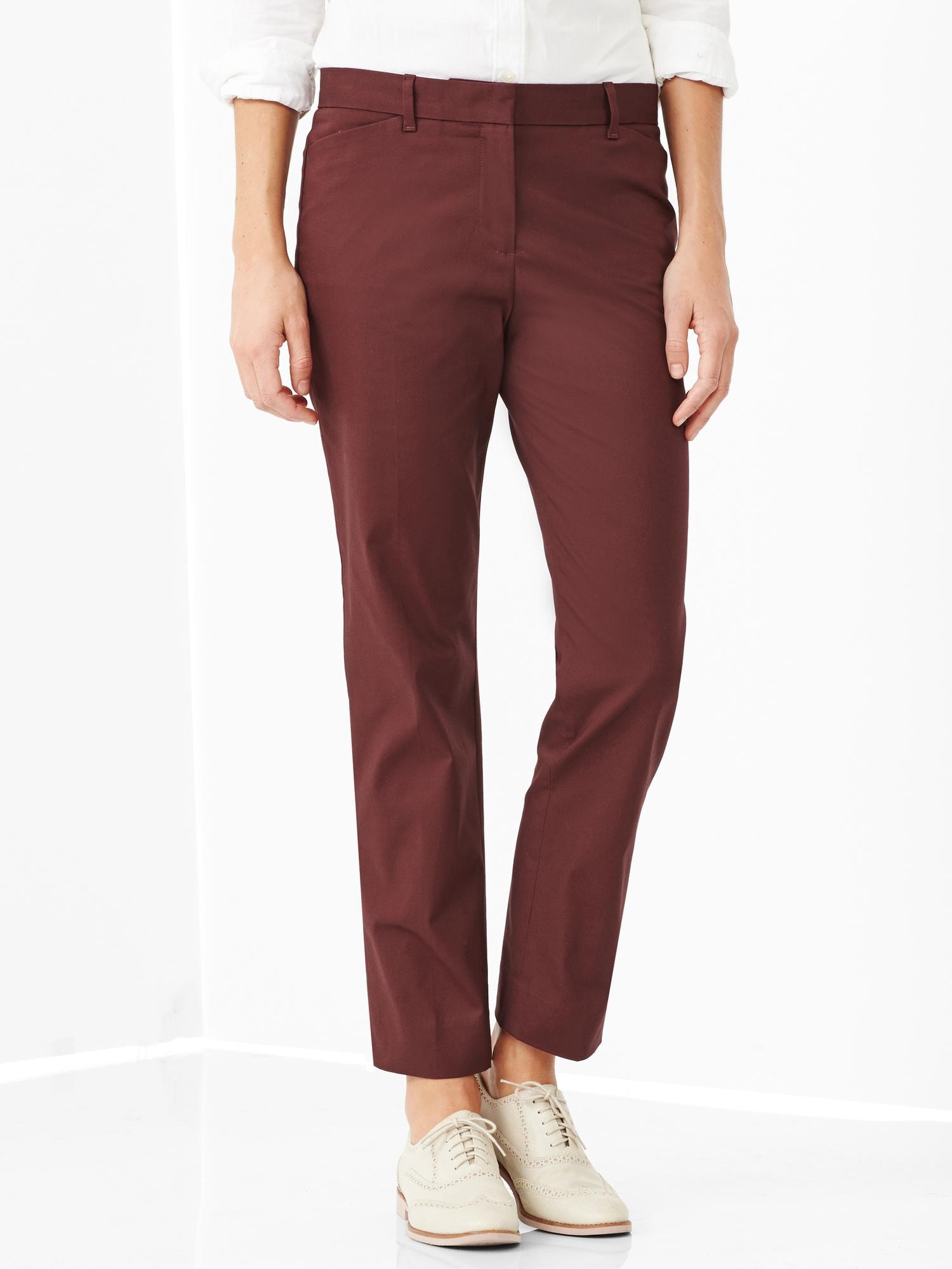 Gap slim deals cropped pants