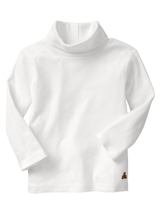 1 of 8 showing, with the color new off white of product Solid turtleneck
