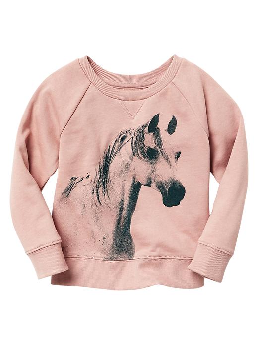 1 of 8 showing, with the color willow pink of product Graphic sweatshirt