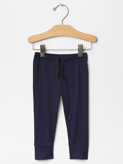 1 of 8 showing, with the color dark night of product Banded pants