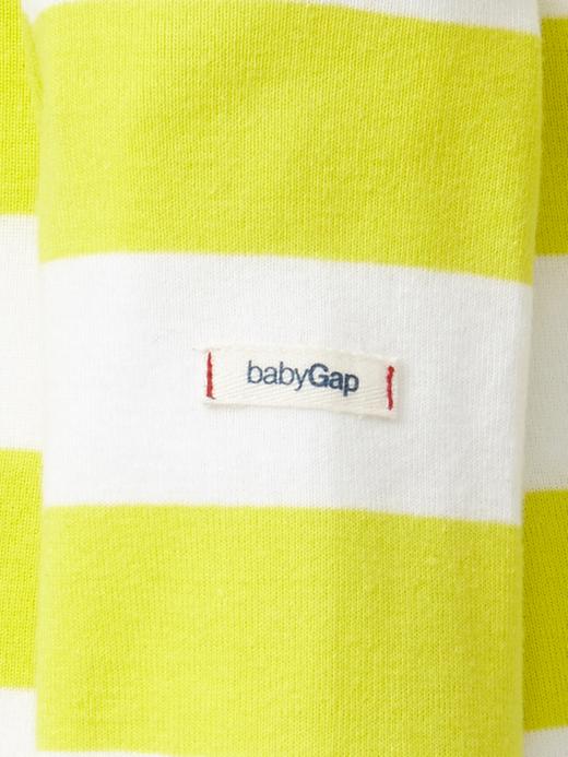 2 of 8 showing, with the color yellow stripe of product Long-sleeve bodysuit