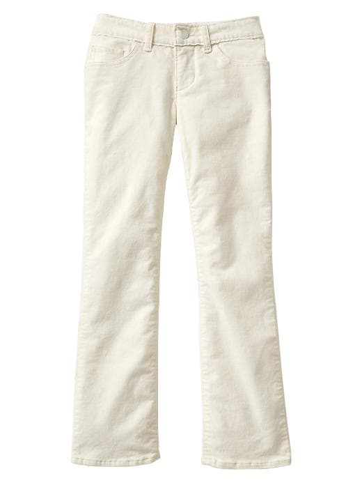 1 of 8 showing, with the color ivory frost of product 1969 boot cut cords